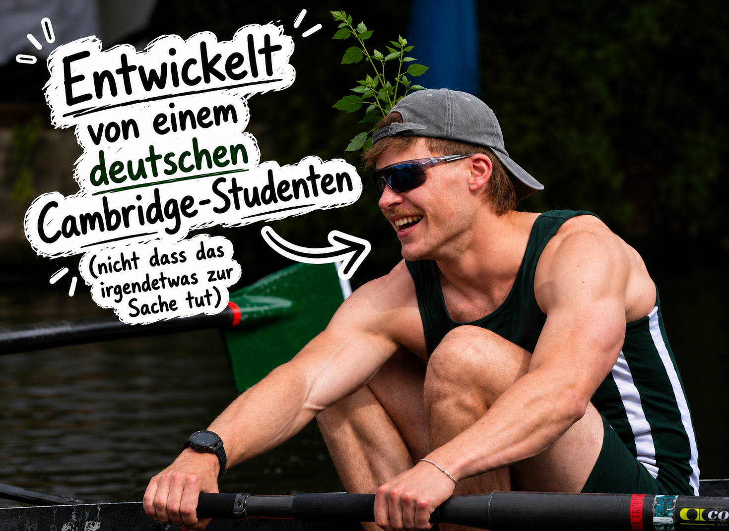 Valle beim Rudern — Entwickelt von einem deutschen Cambridge-Studenten